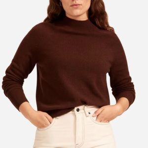Everlane cashmere Raglan mock neck sweater size small